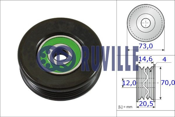 Rola intinzator,curea transmisie (56984 EVR) LEXUS,NISSAN,TOYOTA