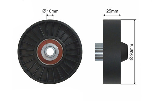 ROLA INTINZATOR CUREA TRANSMISIE, ALFA ROMEO 145, 146, 147, 155, 156, GT, GTV, SPIDER, FIAT BARCHETT...