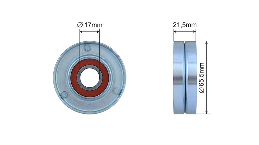 ROLA INTINZATOR CUREA TRANSMISIE, ALFA ROMEO 159, CHEVROLET AVEO, AVEO KALOS, CRUZE, ORLANDO, TRAX, FIAT CROMA, STILO, OPEL ASTRA G, ASTRA H, ASTRA H GTC, ASTRA J, ASTRA J GTC, CORSA D 1.4-1.8 03.00-