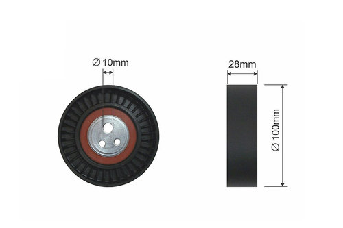 ROLA INTINZATOR CUREA TRANSMISIE, ALFA ROMEO 166, FIAT MAREA, LANCIA KAPPA, KAPPA SW, THESIS 2.0-3.0...