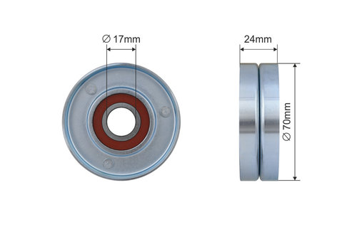 ROLA INTINZATOR CUREA TRANSMISIE, AUDI A1, A3, A4, A4 ALLROAD, A5, A6, Q5, TT, SEAT ALTEA, ALTEA XL,...