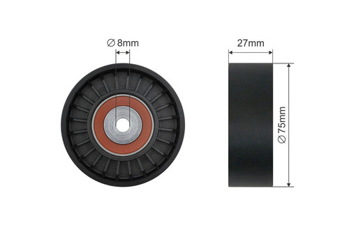 ROLA INTINZATOR CUREA TRANSMISIE, AUDI A1, A3, A4 ALLROAD B8, A4 B7, A4 B8, A5, A6 ALLROAD C6, A6 C6...