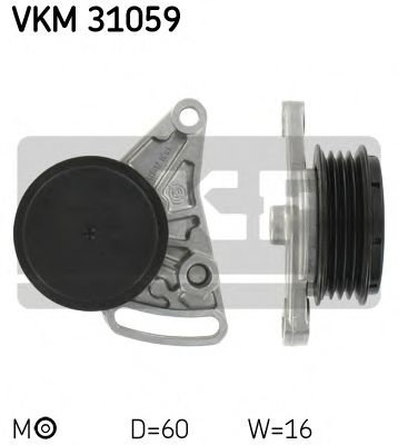 Rola intinzator,curea transmisie AUDI A4 (8E2, B6) (2000 - 2004) SKF VKM 31059 piesa NOUA