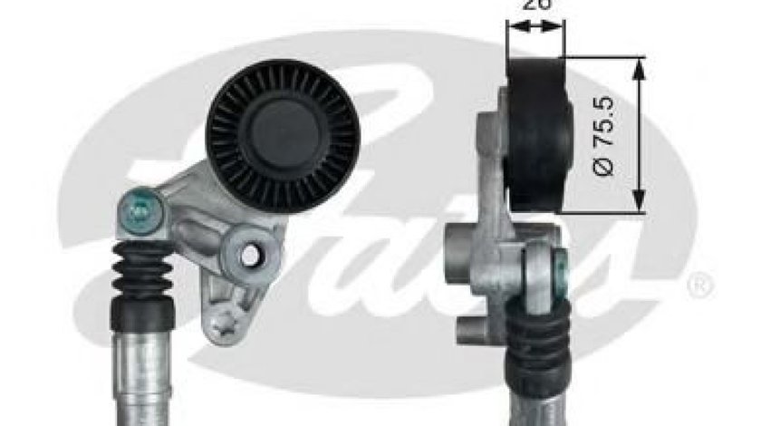 Rola intinzator,curea transmisie AUDI A4 (8EC, B7) (2004 - 2008) GATES T39043 piesa NOUA