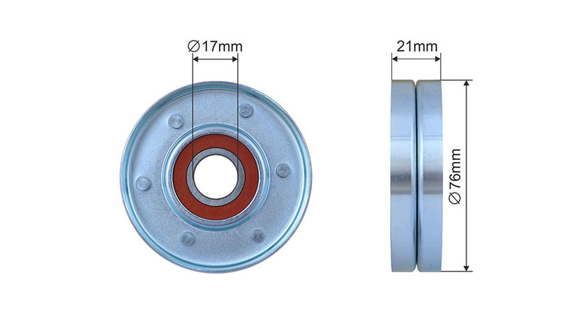 ROLA INTINZATOR CUREA TRANSMISIE, AUDI A4, A6, CABRIOLET, SKODA SUPERB I, VW PASSAT 1.6/1.8/2.0 11.94-03.08