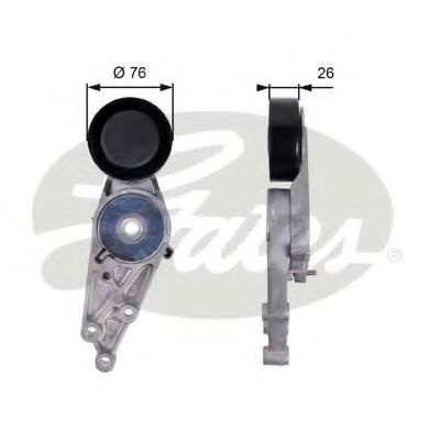 Rola intinzator,curea transmisie AUDI A4 Avant (8D5, B5) (1994 - 2001) GATES T38151 piesa NOUA