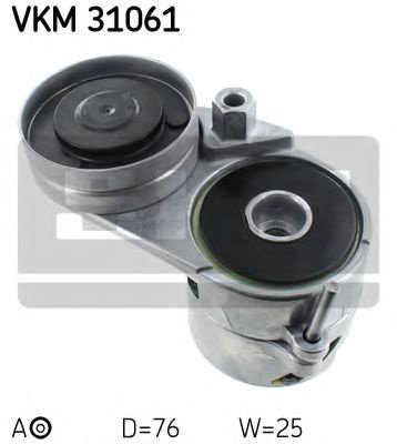 Rola intinzator,curea transmisie AUDI A6 (4A, C4) (1994 - 1997) SKF VKM 31061 piesa NOUA