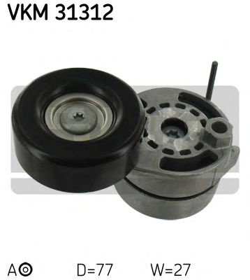 Rola intinzator,curea transmisie AUDI A6 (4F2, C6) (2004 - 2011) SKF VKM 31312 piesa NOUA