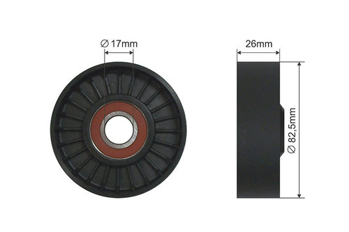 ROLA INTINZATOR CUREA TRANSMISIE, AUDI A6 C5, A8 D2 3.7/4.2 11.98-01.05