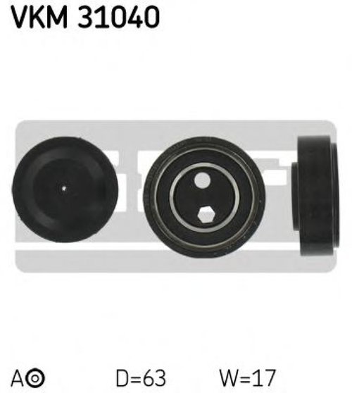 Rola intinzator,curea transmisie AUDI ALLROAD (4BH, C5) (2000 - 2005) SKF VKM 31040 piesa NOUA
