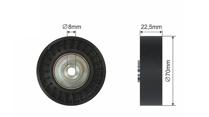 ROLA INTINZATOR CUREA TRANSMISIE, BMW 3 97-06, 5 95-03, 7 93-01, X5 99-06, LAND ROVER FREELANDER 99-06, RANGE ROVER 02-12