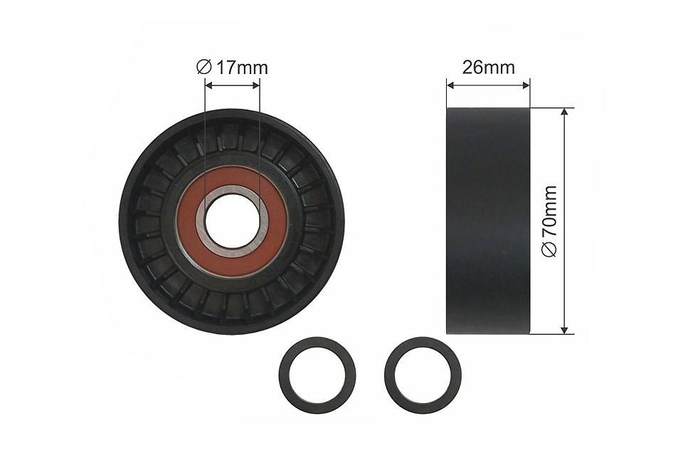 ROLA INTINZATOR CUREA TRANSMISIE, BMW 3 (E46) 2.0 d 09.01-07.06