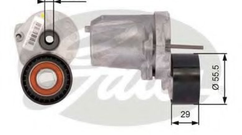 Rola intinzator,curea transmisie BMW Seria 1 (E87) (2003 - 2013) GATES T39109 piesa NOUA