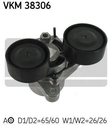 Rola intinzator,curea transmisie BMW Seria 1 (F20) (2010 - 2016) SKF VKM 38306 piesa NOUA