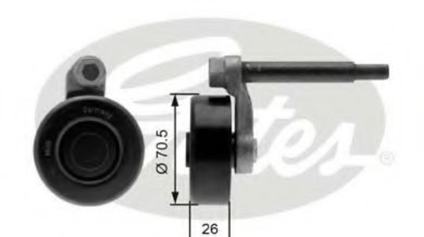 Rola intinzator,curea transmisie BMW Seria 3 (E46) (1998 - 2005) GATES T39000 piesa NOUA