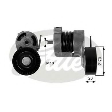 Rola intinzator,curea transmisie BMW Seria 3 (E46) (1998 - 2005) GATES T39010 piesa NOUA
