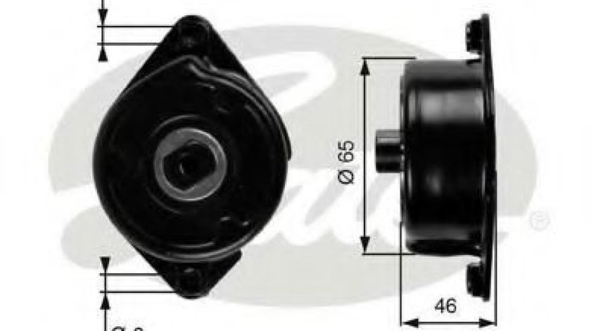 Rola intinzator,curea transmisie BMW Seria 3 (E90) (2005 - 2011) GATES T39006 produs NOU