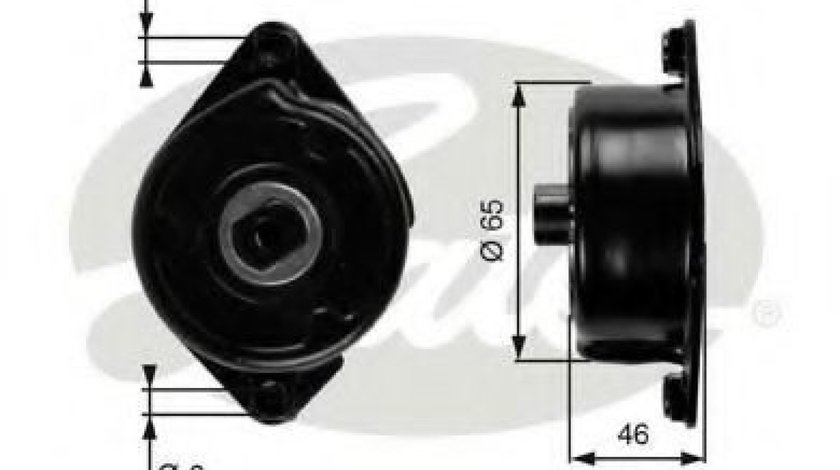 Rola intinzator,curea transmisie BMW Seria 3 (E90) (2005 - 2011) GATES T39006 piesa NOUA