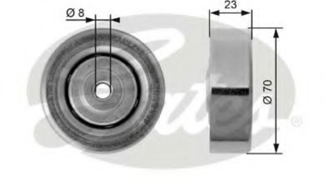 Rola intinzator,curea transmisie BMW Seria 3 Compact (E36) (1994 - 2000) GATES T36161 piesa NOUA