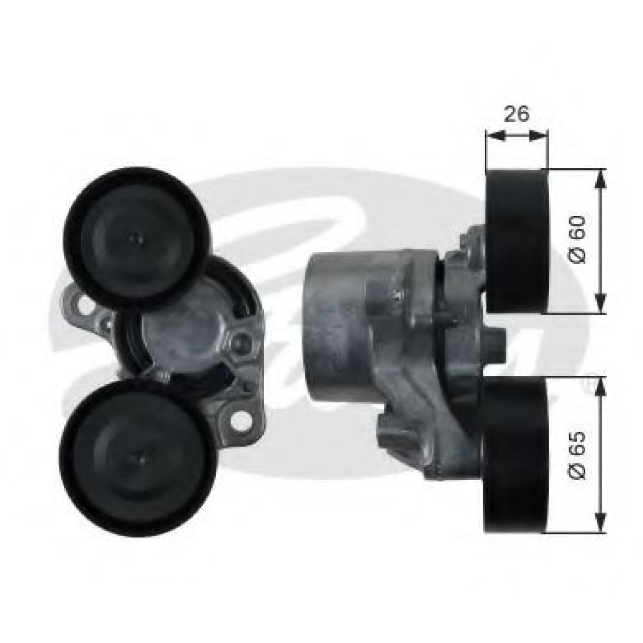 Rola intinzator,curea transmisie BMW Seria 5 Touring (F11) (2010 - 2016) GATES T39198 piesa NOUA