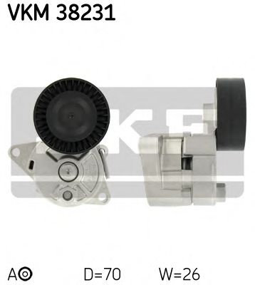 Rola intinzator,curea transmisie BMW Seria 7 (E38) (1994 - 2001) SKF VKM 38231 piesa NOUA