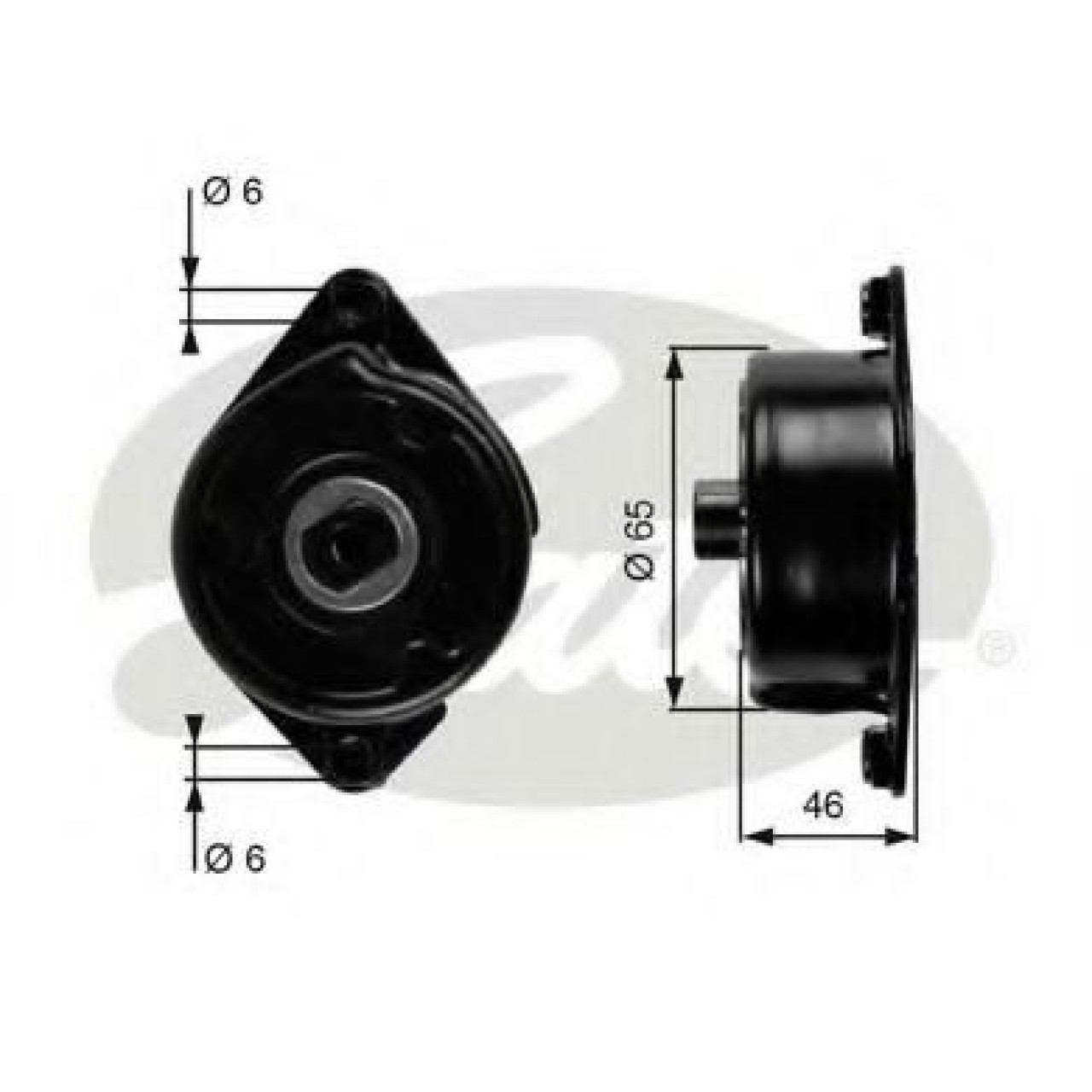 Rola intinzator,curea transmisie BMW X5 (E53) (2000 - 2006) GATES T39006 piesa NOUA