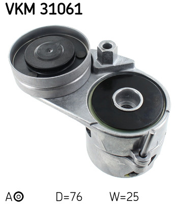 Rola intinzator,curea transmisie centru (VKM31061 SKF) AUDI,SKODA,VW