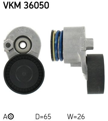 Rola intinzator,curea transmisie centru (VKM36050 SKF) NISSAN,RENAULT
