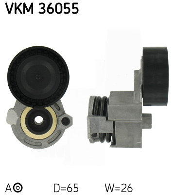 Rola intinzator,curea transmisie centru (VKM36055 SKF) DACIA,LADA,NISSAN,RENAULT