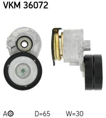 Rola intinzator,curea transmisie centru (VKM36072 SKF) RENAULT