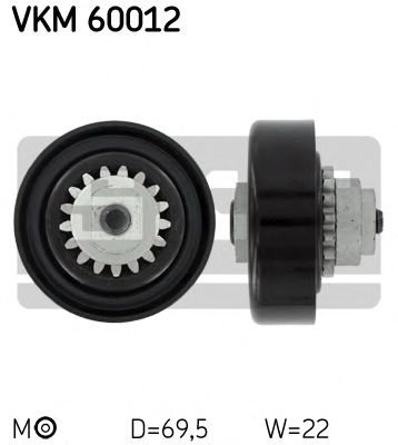 Rola intinzator,curea transmisie CHEVROLET SPARK (M300) (2009 - 2016) SKF VKM 60012 piesa NOUA
