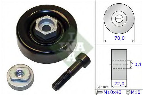 Rola intinzator,curea transmisie CHEVROLET SPARK (M300) (2009 - 2016) INA 531 0864 10 piesa NOUA