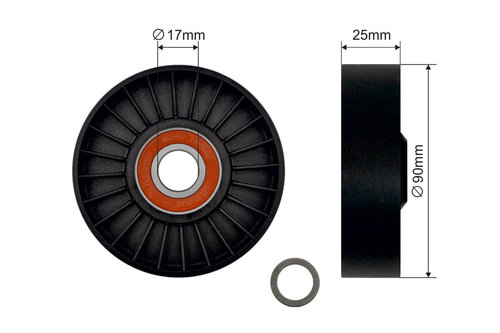 ROLA INTINZATOR CUREA TRANSMISIE, CHRYSLER 300C, 300M, CONCORDE, SEBRING 2.7 10.97-11.12
