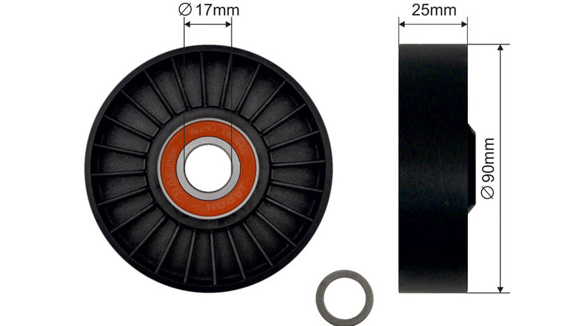 ROLA INTINZATOR CUREA TRANSMISIE, CHRYSLER 300C, 300M, CONCORDE, SEBRING 2.7 10.97-11.12