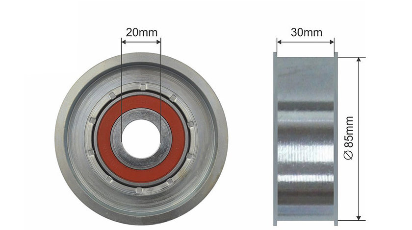 ROLA INTINZATOR CUREA TRANSMISIE, CHRYSLER VOYAGER II, VOYAGER III; JEEP CHEROKEE, GRAND CHEROKEE II 2.5/2.5D/3.1D 01.92-12.01