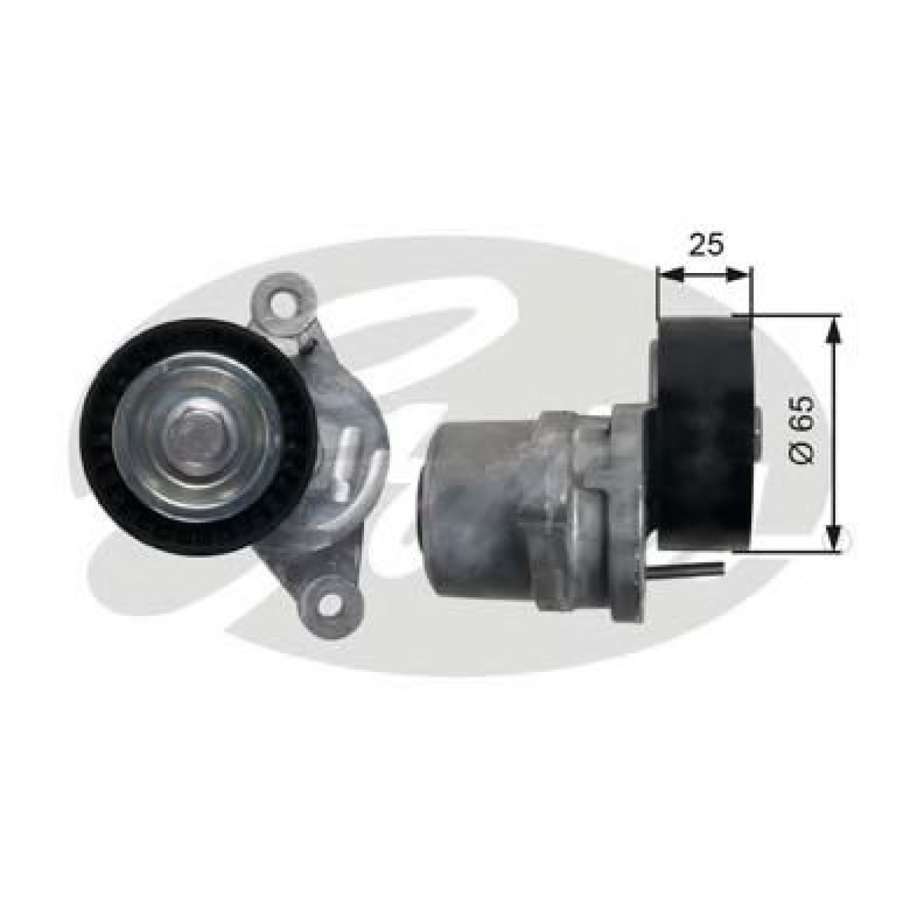 Rola intinzator,curea transmisie CITROEN C4 II (B7) (2009 - 2016) GATES T39189 piesa NOUA