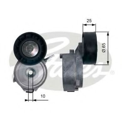 Rola intinzator,curea transmisie CITROEN C5 II Break (RE) (2004 - 2016) GATES T39124 piesa NOUA