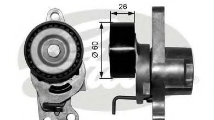 Rola intinzator,curea transmisie CITROEN NEMO caroserie (AA) (2008 - 2016) GATES T39055 piesa NOUA