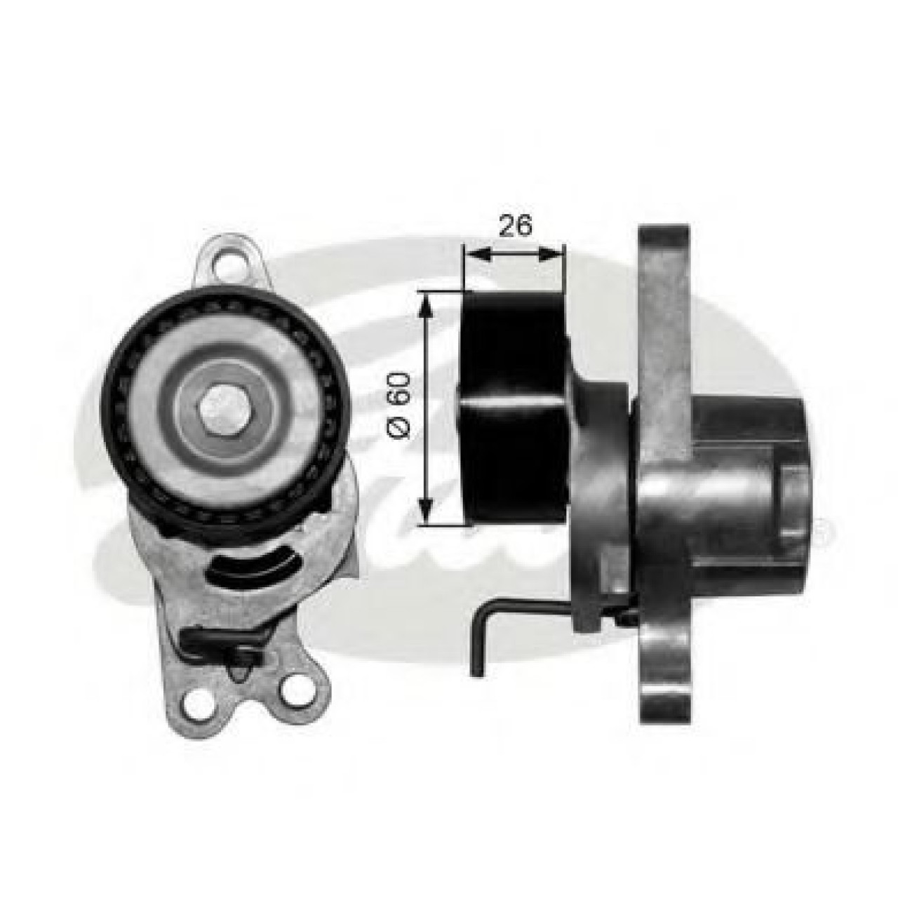 Rola intinzator,curea transmisie CITROEN XSARA Cupe (N0) (1998 - 2005) GATES T39055 piesa NOUA