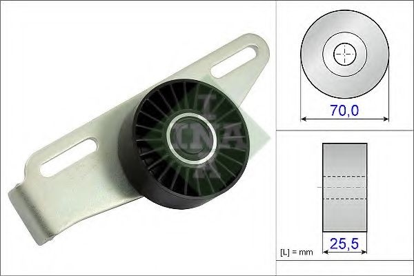 Rola intinzator,curea transmisie DACIA LOGAN (LS) (2004 - 2016) INA 531 0868 10 piesa NOUA