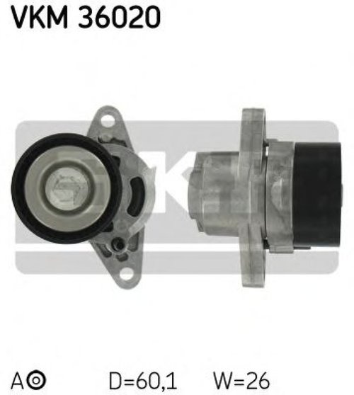Rola intinzator,curea transmisie DACIA LOGAN (LS) (2004 - 2016) SKF VKM 36020 piesa NOUA