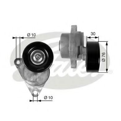 Rola intinzator,curea transmisie DAEWOO NUBIRA Break (KLAN) (2003 - 2016) GATES T38376 piesa NOUA