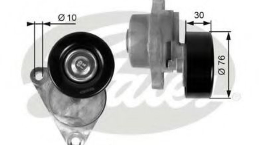 Rola intinzator,curea transmisie DAEWOO NUBIRA Break (KLAJ) (1997 - 2016) GATES T38376 piesa NOUA