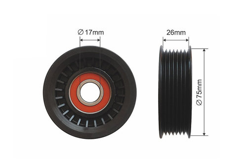 ROLA INTINZATOR CUREA TRANSMISIE, DODGE DAKOTA, RAM 1500, JEEP GRAND CHEROKEE I 3.9/5.2/5.9 01.92-09...