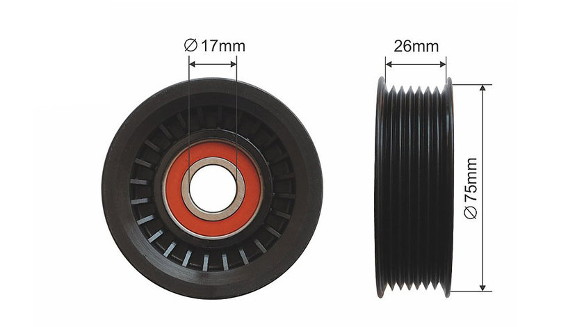 ROLA INTINZATOR CUREA TRANSMISIE, DODGE DAKOTA, RAM 1500, JEEP GRAND CHEROKEE I 3.9/5.2/5.9 01.92-09.08