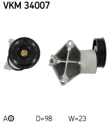 Rola intinzator,curea transmisie dreapta (VKM34007 SKF) FORD,MAZDA