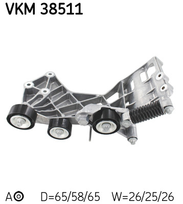 Rola intinzator,curea transmisie dreapta (VKM38511 SKF) MERCEDES-BENZ