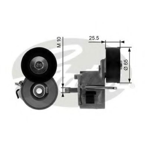 Rola intinzator,curea transmisie FIAT 500X (334) (2014 - 2016) GATES T39014 piesa NOUA