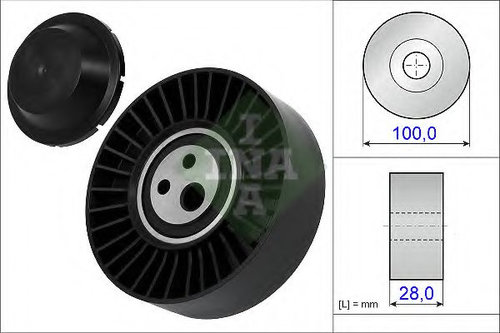 Rola intinzator,curea transmisie FIAT MAREA (185) (1996 - 2007) INA 531 0635 20 piesa NOUA