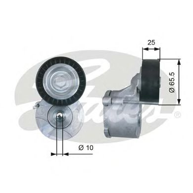 Rola intinzator,curea transmisie FIAT PRATICO platou / sasiu (263) (2010 - 2016) GATES T39281 piesa NOUA